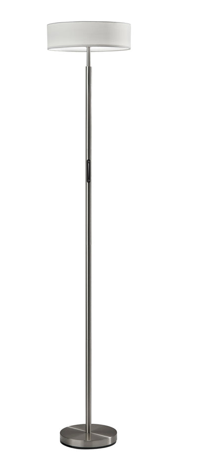 Adesso Home - 5009-22 - LED Torchiere - Cosmo - Brushed Steel