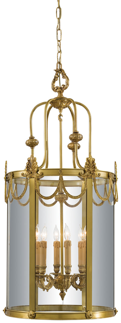 Metropolitan - N850906 - Six Light Foyer Pendant - Metropolitan - Dore Gold