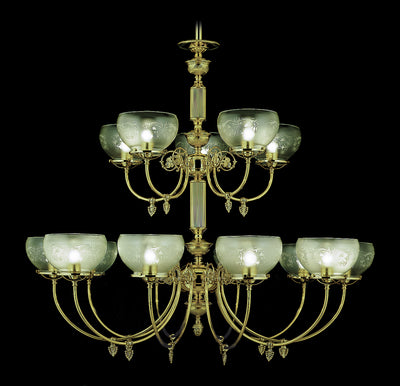 Framburg - 7515 PB - 15 Light Foyer Chandelier - Chancery - Polished Brass