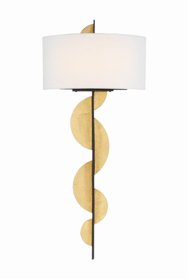 Metropolitan - N7920-682-L - LED Wall Sconce - Navia - Sand Coal & Ardent Gold Leaf