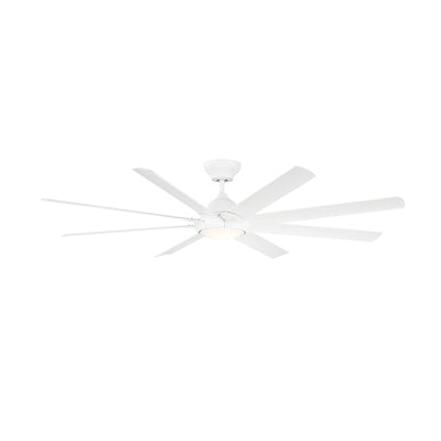 Modern Forms Fans - FR-W1805-80L-27-MW - 80``Ceiling Fan - Hydra - Matte White/ Titanium Silver