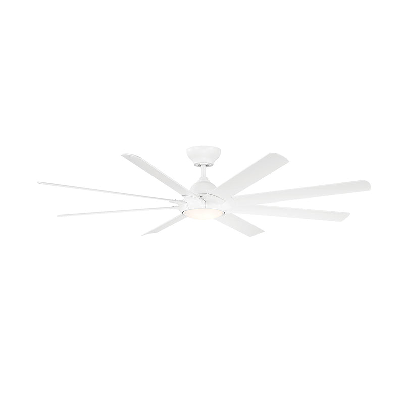 Modern Forms Fans - FR-W1805-80L-27-MW - 80``Ceiling Fan - Hydra - Matte White/ Titanium Silver