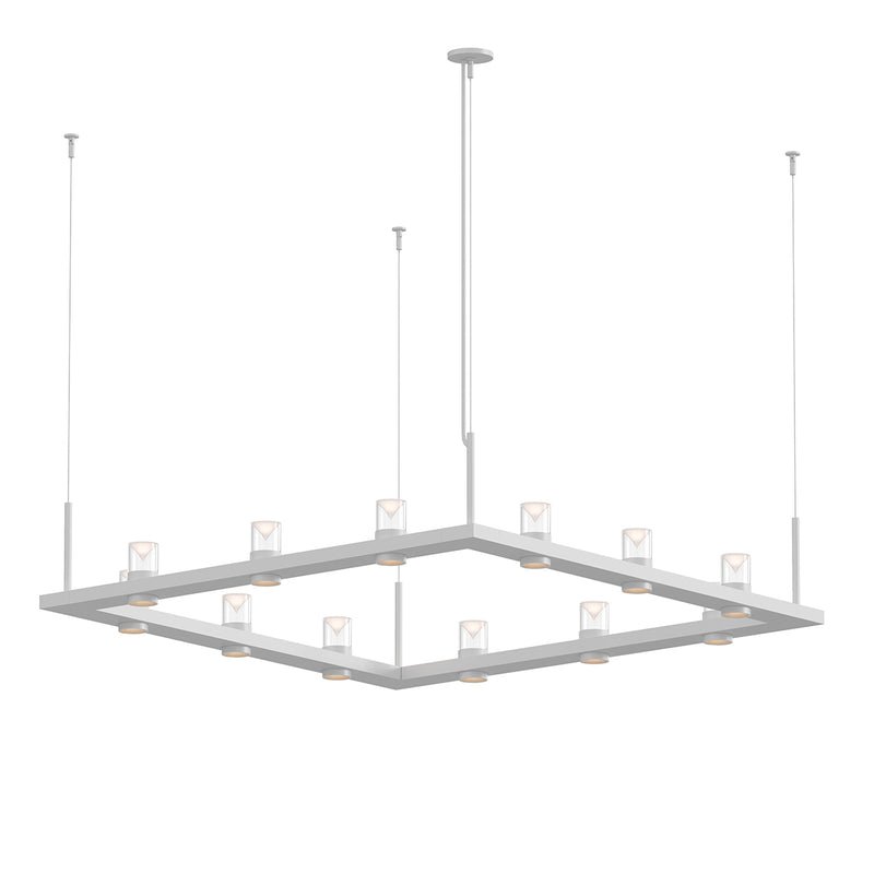 Sonneman - 20QWS04B - LED Pendant - Intervals - Satin White