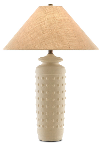 Currey and Company - 6000-0612 - One Light Table Lamp - Sonoran - Sand/Brass
