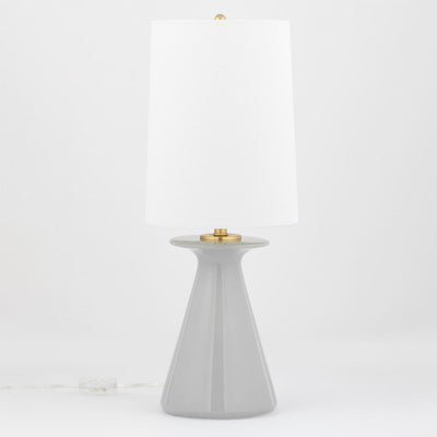 Mitzi - HL446201-GRY - One Light Table Lamp - Callie - Gray