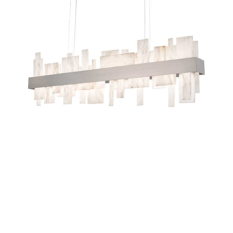 Modern Forms - PD-68146-BN - LED Linear Pendant - Acropolis - Brushed Nickel
