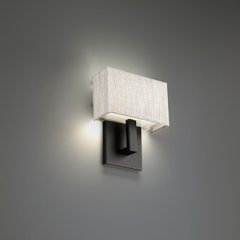 W.A.C. Lighting - WS-13107-BK - LED Wall Sconce - Manhattan - Black