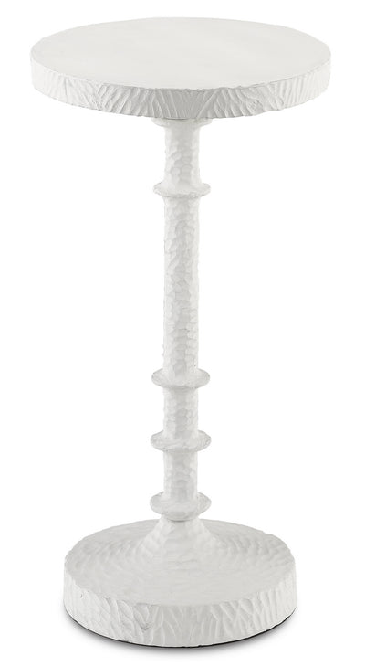 Currey and Company - 4000-0103 - Drinks Table - Gallo - Gesso White