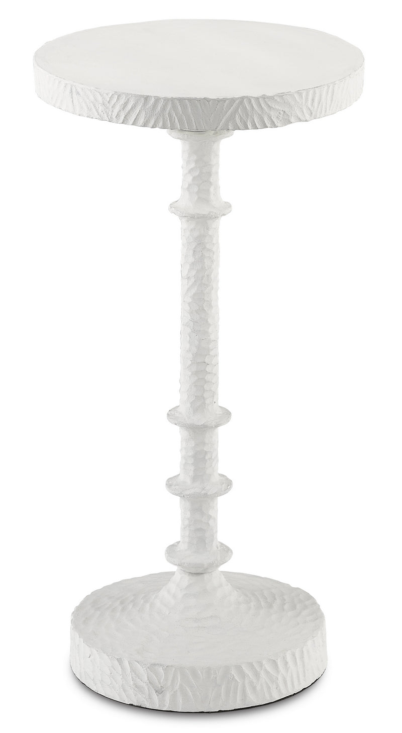 Currey and Company - 4000-0103 - Drinks Table - Gallo - Gesso White