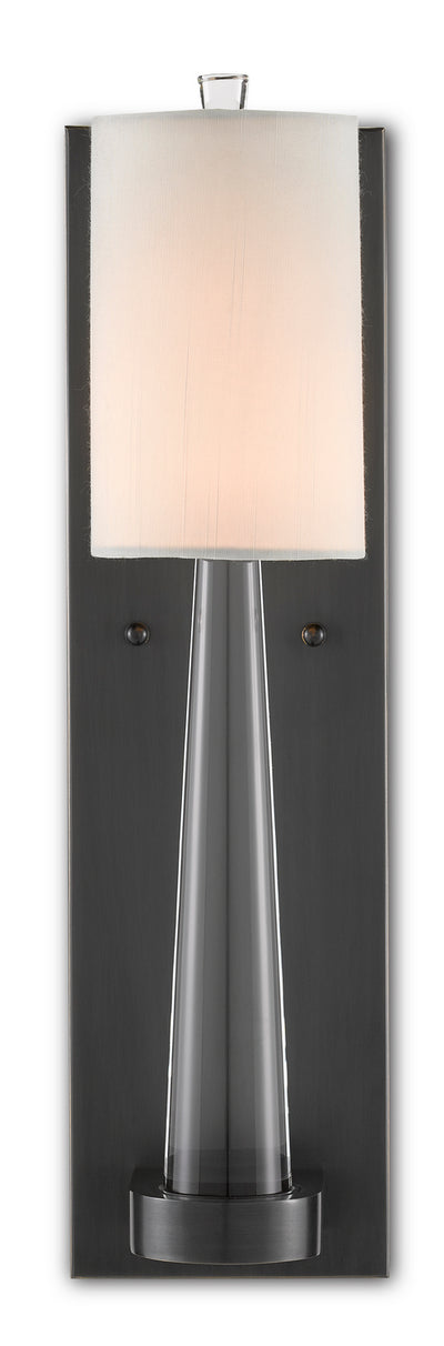 Currey and Company - 5000-0176 - One Light Wall Sconce - Junia - Oil Rubbed Bronze