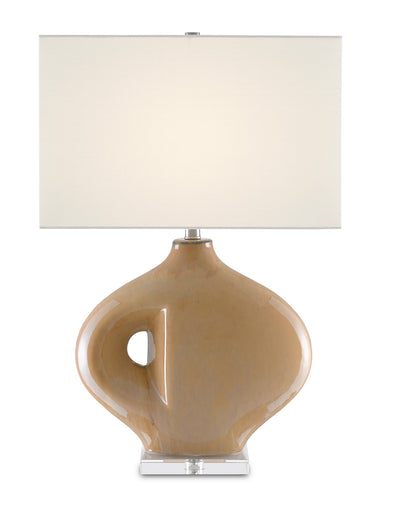 Currey and Company - 6000-0678 - One Light Table Lamp - Akimbo - Peach