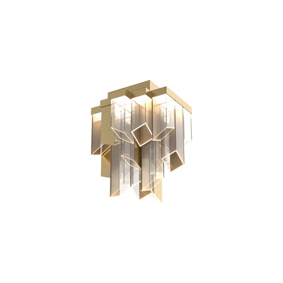 Alora - FM318012TG - LED Flush Mount - Rowland - Titanium Gold