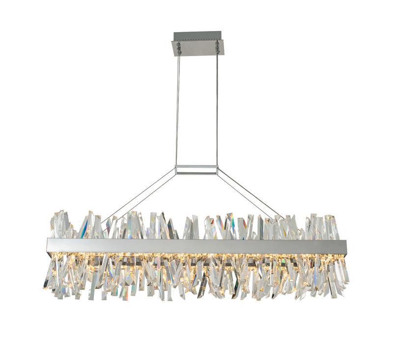 Allegri - 030260-010 - LED Island Pendant - Glacier - Polished Chrome