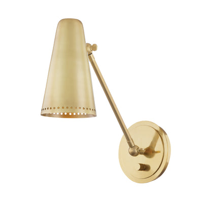 Hudson Valley - 6731-AGB - One Light Wall Sconce - Easley - Aged Brass