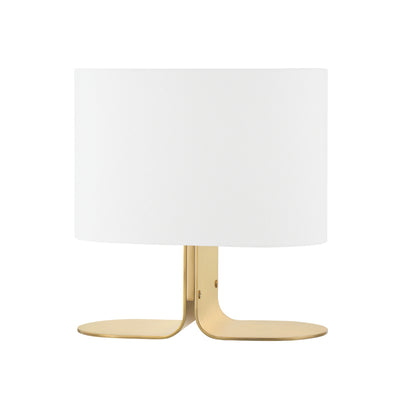 Hudson Valley - L1625-AGB - One Light Table Lamp - Wright - Aged Brass