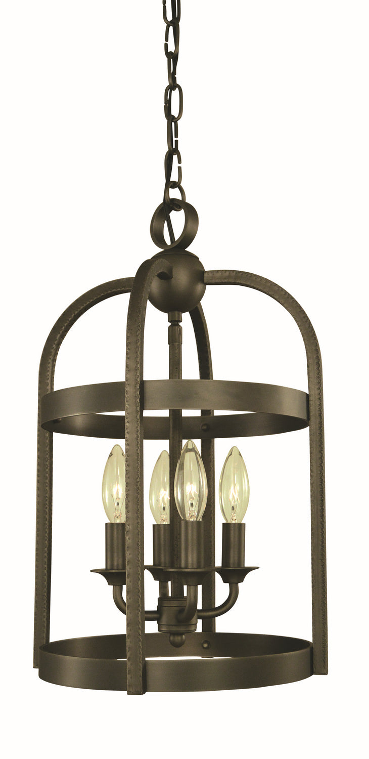 Framburg - 5644 IRON - Four Light Mini Chandelier - Heidelberg - Iron