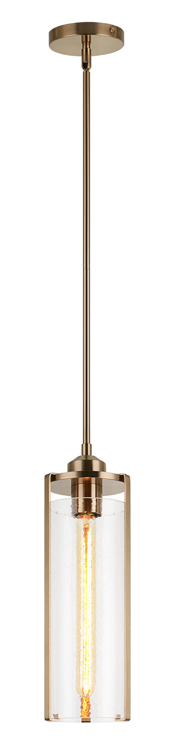 Matteo Lighting - C62201AG - One Light Pendant - Bayou - Aged Gold Brass