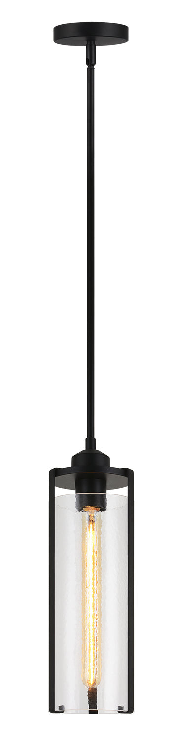 Matteo Lighting - C62201BK - One Light Pendant - Bayou - Black