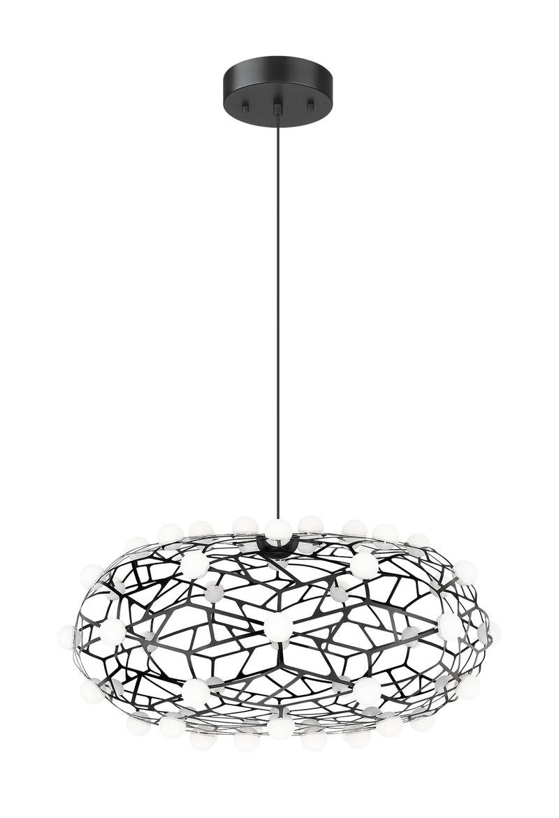 Matteo Lighting - C76324BK - 56 Light Chandelier - Coral - Black