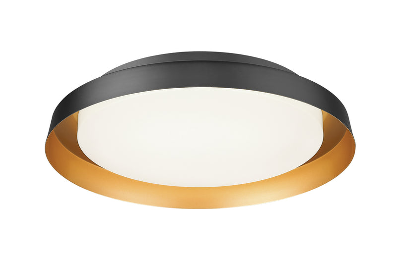 Matteo Lighting - M15601BK - One Light Flush Mount - Vieno - Black