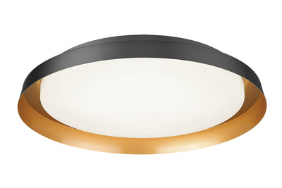 Matteo Lighting - M15602BK - One Light Flush Mount - Vieno - Black