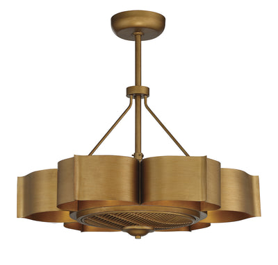 Savoy House - 39-FD-125-54 - Six Light Fan D`lier - Stockholm - Gold Patina