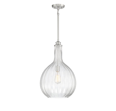 Savoy House - 7-2255-1-SN - One Light Pendant - Brandon - Satin Nickel