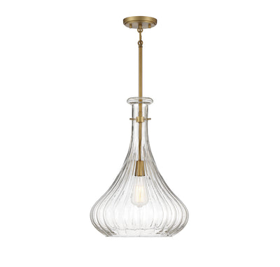 Savoy House - 7-2265-1-322 - One Light Pendant - Bristo - Warm Brass