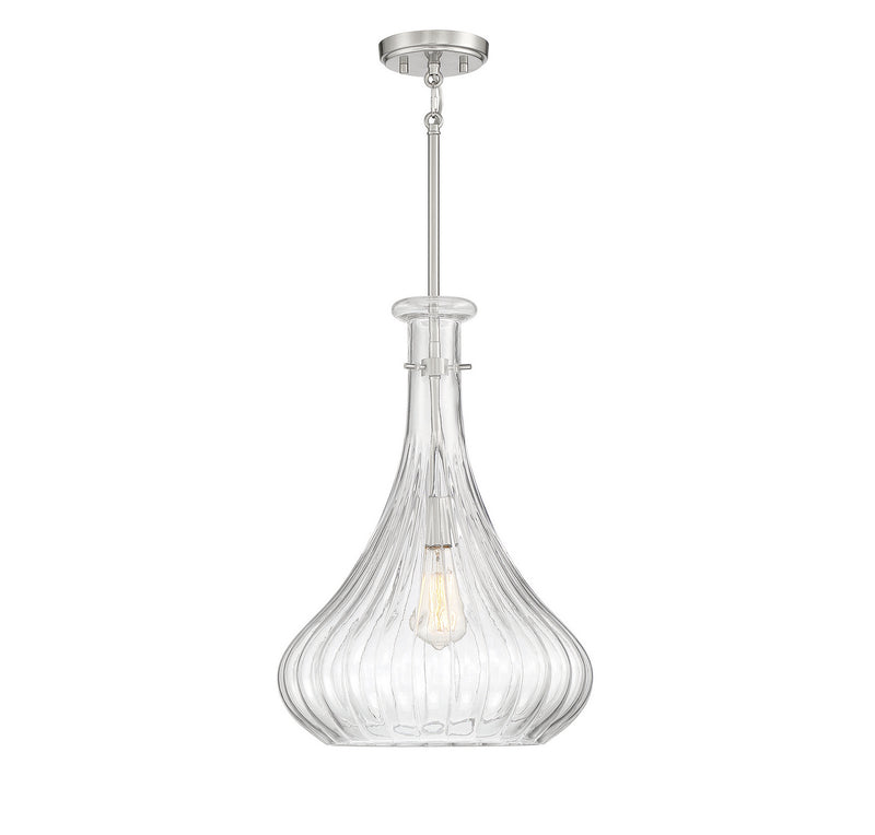 Savoy House - 7-2265-1-SN - One Light Pendant - Bristo - Satin Nickel