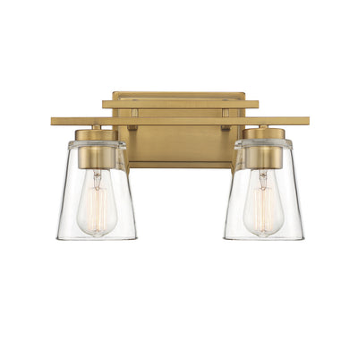 Savoy House - 8-1020-2-322 - Two Light Bath Bar - Calhoun - Warm Brass