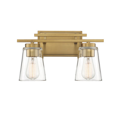 Savoy House - 8-1020-2-322 - Two Light Bath Bar - Calhoun - Warm Brass