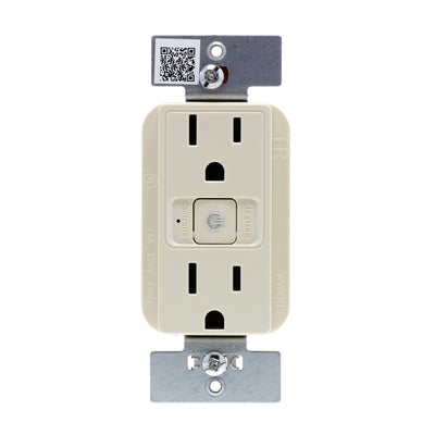 Legrand - WWRR15LACCV2 - Smart Outlet - Wi-Fi - radiant - Light Almond