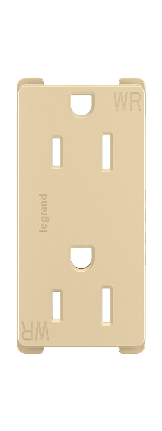 Legrand - 885TRWRI - Outdoor Duplex Outlet - radiant - Ivory