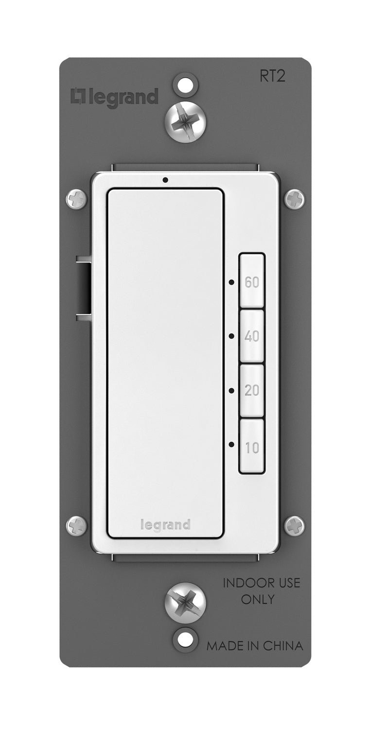 Legrand - RT2W - 4-Button Digital Timer - radiant - White