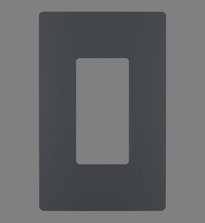 Legrand - RWP26GCC6 - One-Gang Screwless Wall Plate - radiant - Graphite