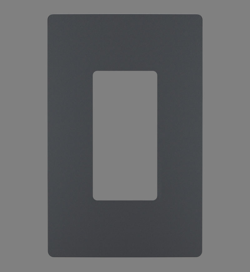 Legrand - RWP26GCC6 - One-Gang Screwless Wall Plate - radiant - Graphite