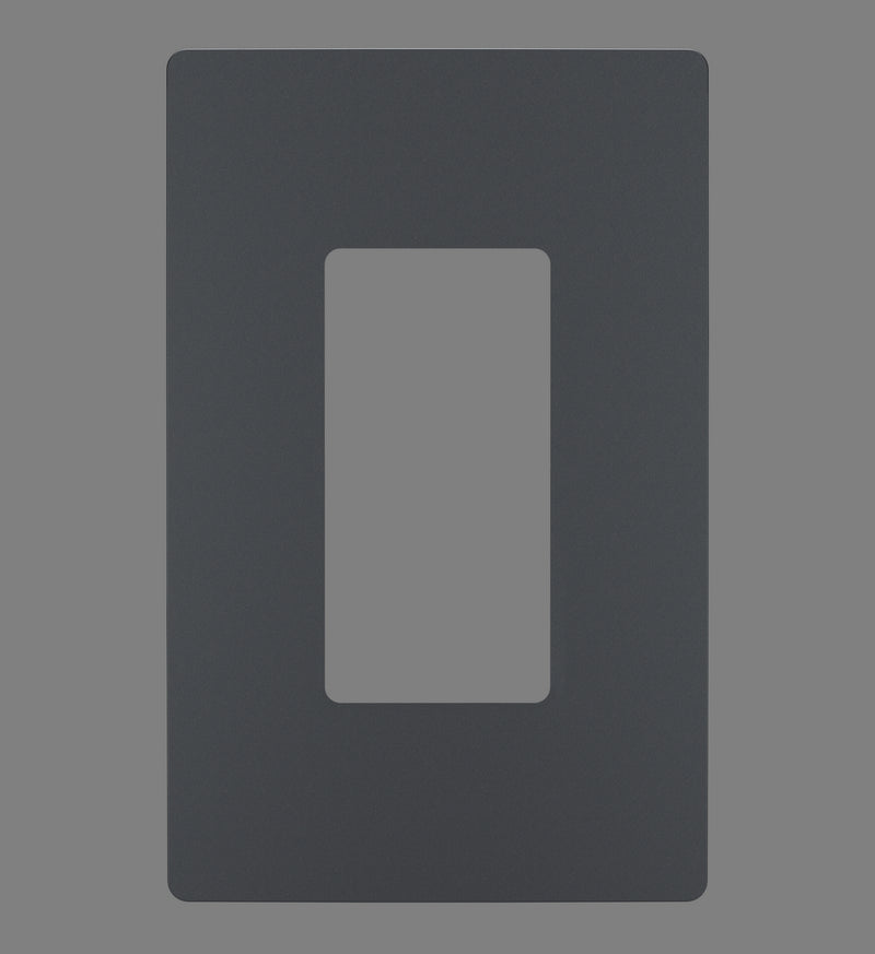 Legrand - RWP26GCC6 - One-Gang Screwless Wall Plate - radiant - Graphite