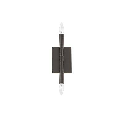 Maxim - 24621BK - Two Light Wall Sconce - Rome - Black