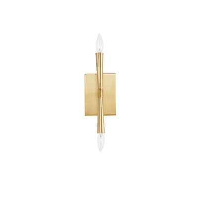 Maxim - 24621SBR - Two Light Wall Sconce - Rome - Satin Brass