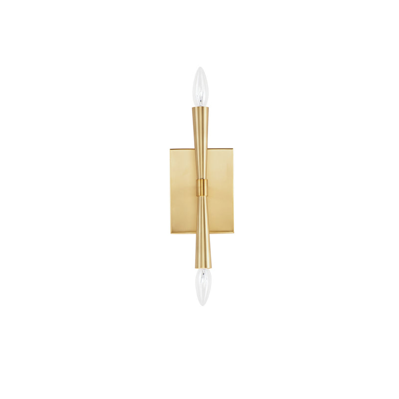 Maxim - 24621SBR - Two Light Wall Sconce - Rome - Satin Brass