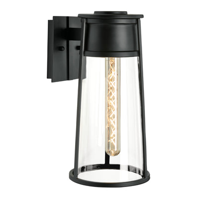 Norwell Lighting - 1245-MB-CL - One Light Wall Sconce - Cone - Matte Black