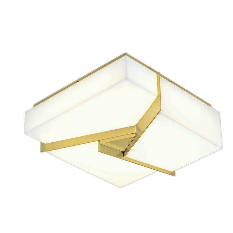 Norwell Lighting - 5396-SB-MA - LED Ceiling Mount - Candeau - Satin Brass