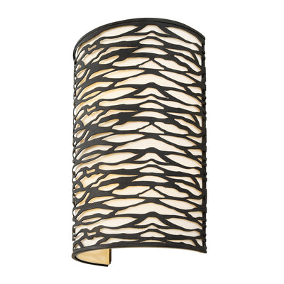 Varaluz - 348W02CB - Two Light Wall Sconce - Kato - Carbon Black