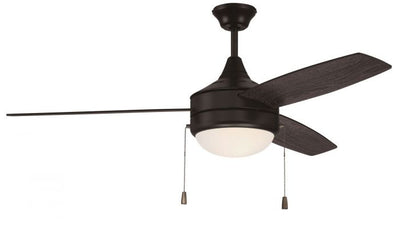 Craftmade - EPHA52FB3 - 52``Ceiling Fan - Phaze Energy Star 3 Blade - Flat Black