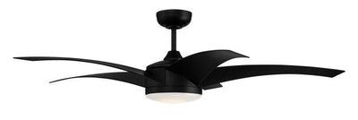 Craftmade - PUR54FB5 - 54``Ceiling Fan - Pursuit - Flat Black