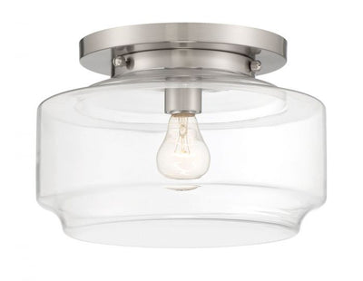 Craftmade - X3112-BNK - One Light Flushmount - Peri - Brushed Polished Nickel