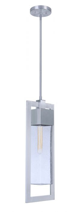 Craftmade - ZA4021-SA - One Light Outdoor Pendant - Perimeter - Satin Aluminum