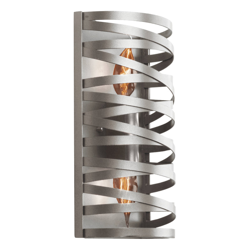 Hammerton Studio - CSB0013-12-BS-0-E1 - Two Light Wall Sconce - Tempest - Metallic Beige Silver