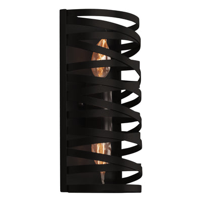 Hammerton Studio - CSB0013-12-MB-0-E1 - Two Light Wall Sconce - Tempest - Matte Black