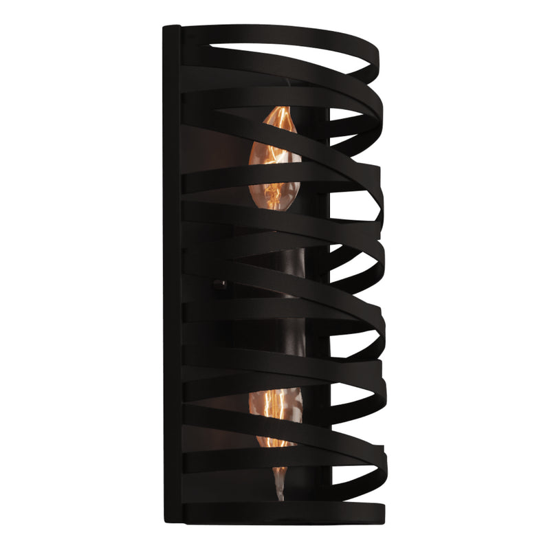 Hammerton Studio - CSB0013-12-MB-0-E1 - Two Light Wall Sconce - Tempest - Matte Black